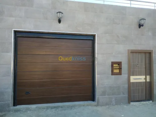 Installation des portes sectionnelles