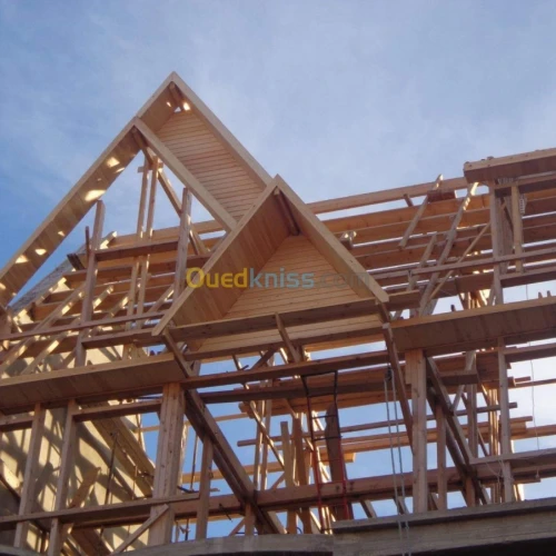 construction bois et tuils
