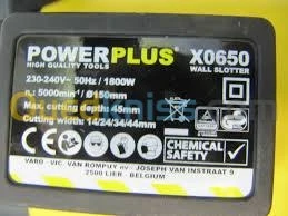 Powx0650 Rainureuse à béton Belgique