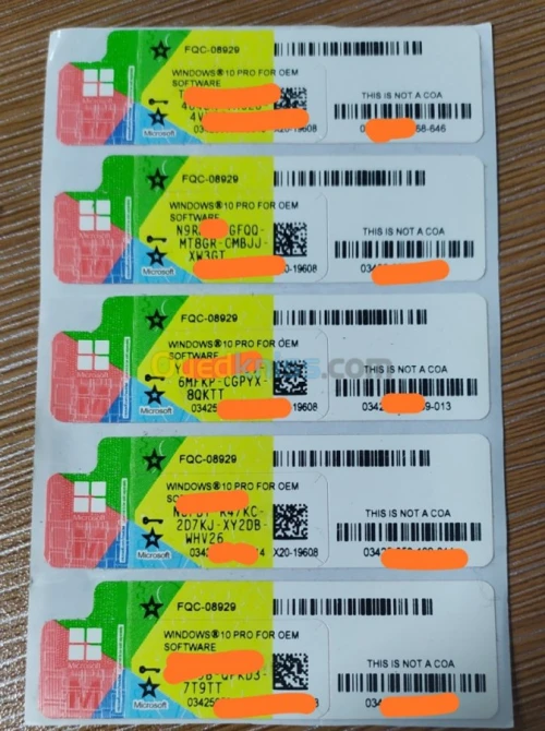 Licences Microsoft windows pro 8.1/10/11