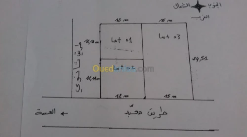 Vente Terrain Tlemcen Nedroma