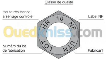 boulons hr 10.9  charpente metalliq