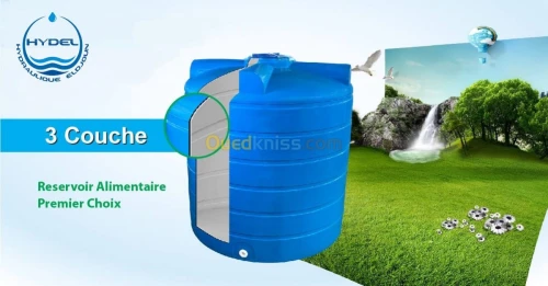 Citerne à eau plastique 2 et 3 couches