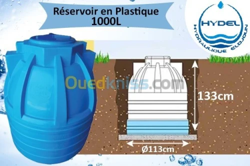 Citerne à eau plastique 2 et 3 couches