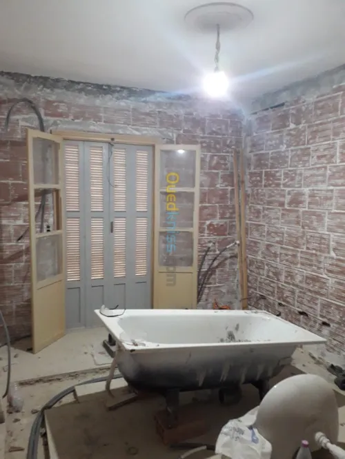 Dècapage de plâtre 