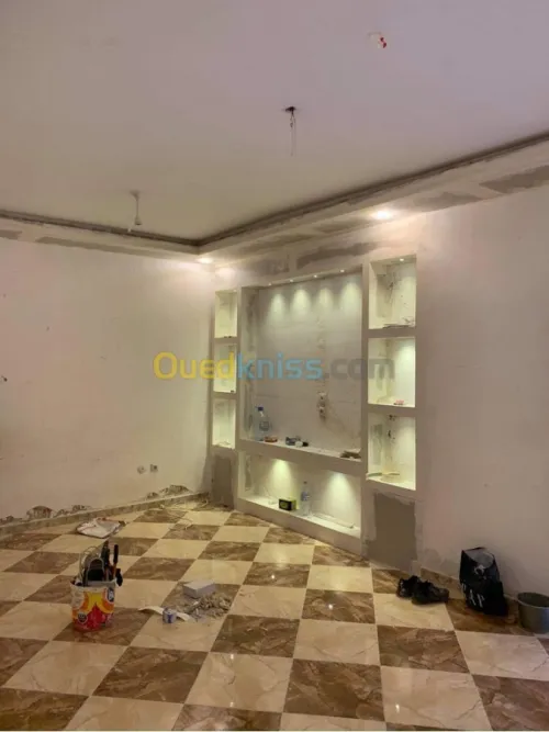 Placoplatre peinture et pvc