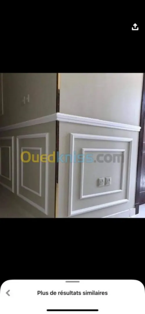 Placoplatre peinture et pvc
