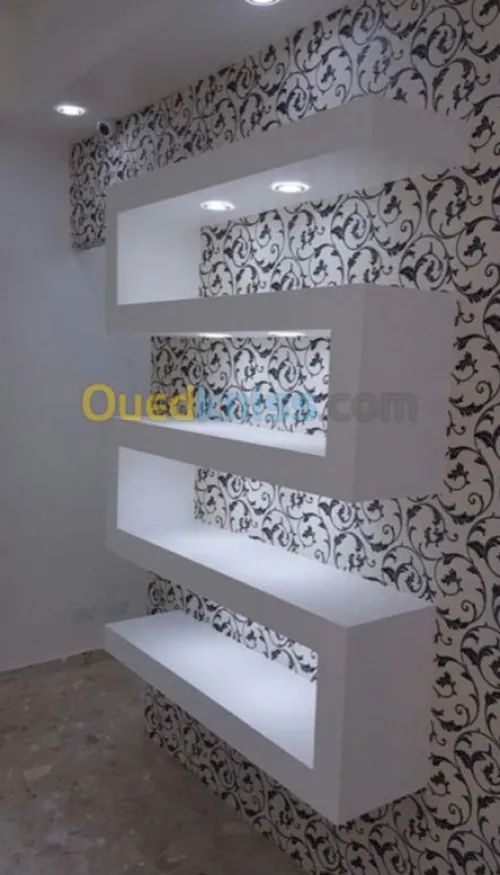 Placoplatre peinture et pvc