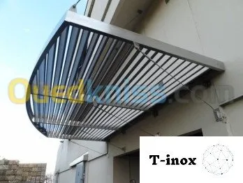 Rampe d'escalier en inox