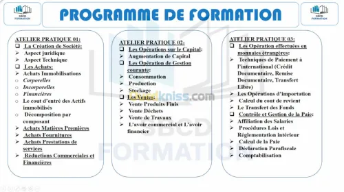 FORMATION EN COMPTABILITE FISCALITE