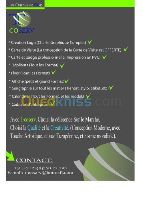 entreprise de communication et service