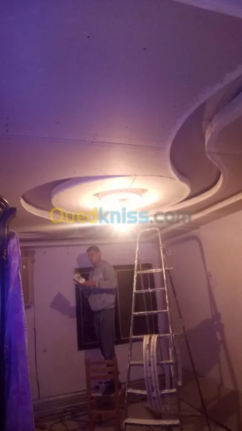 Placoplatre décoration peinture