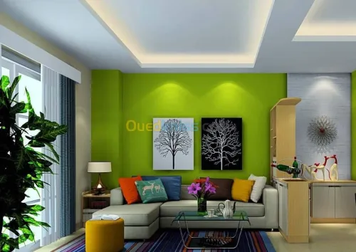 Placoplatre décoration peinture