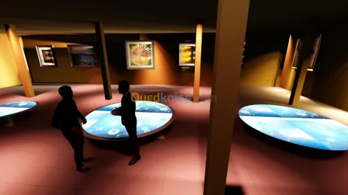 Modélisation 3D, Rendu, Animation
