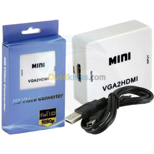 Convertisseur VGA HDMI RCA AV CVBS BNC