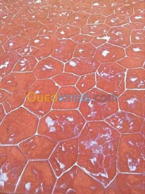   béton Imprimé  Espaces Vert