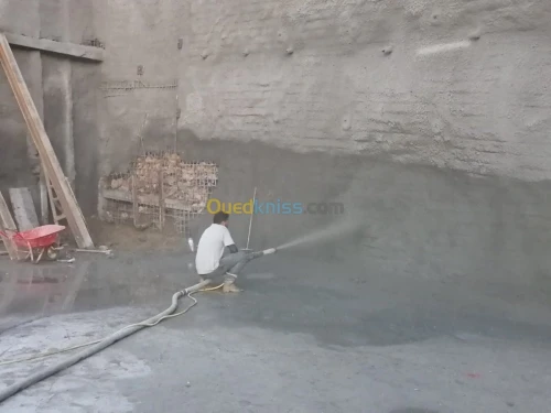 Béton projeté