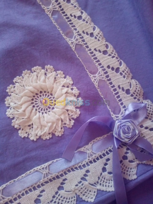 Couvre lit au crochet