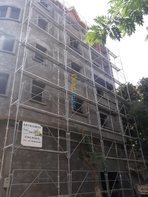 Facade monocouche