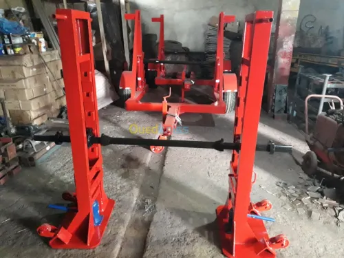 Remorque porte touret  - dérouleuse - 