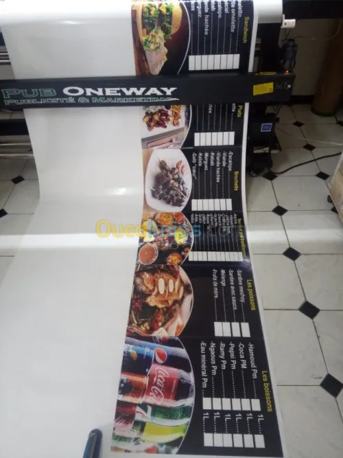 Remise impression autocollant resto