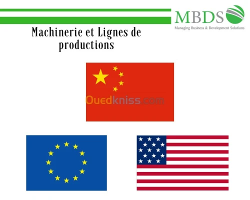 Lignes de production المكينات و خطوط الانتاج