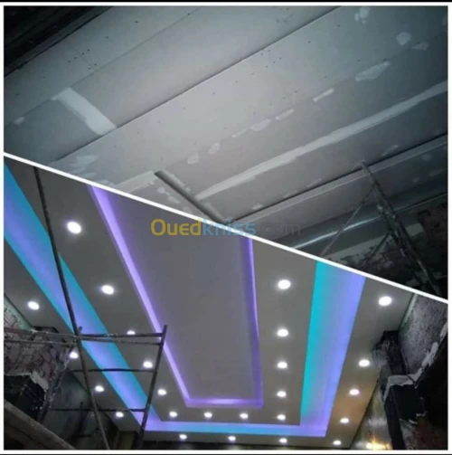 Aménagement intérieur en Placoplatre..