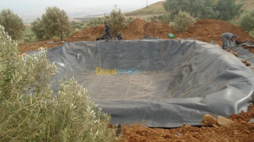 Bassin de stockage eaux  .....fellaha 