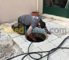 Camion hydrocurur vidangeur Débouchage