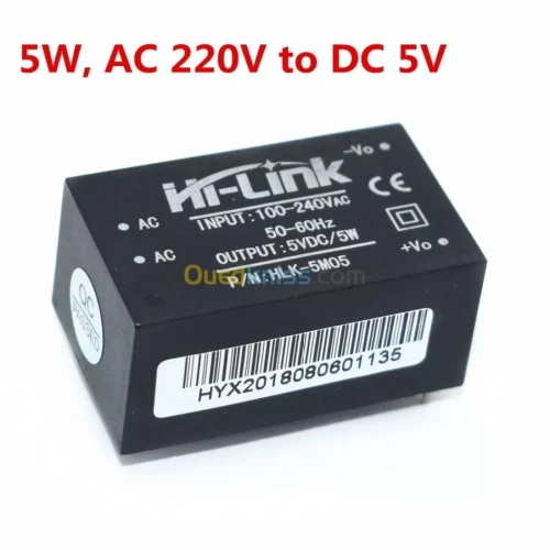  RÉGULATEUR AC-DC 220V (12V 5V ) 5 W arduino