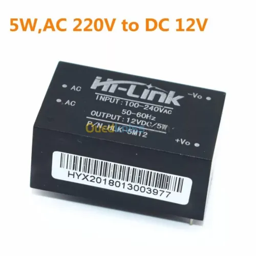 RÉGULATEUR AC-DC 220V (12V 5V ) 5 W arduino