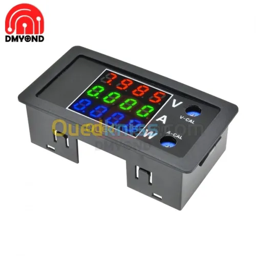 wattmètre voltmètre  DC 0-100V 10A arduino