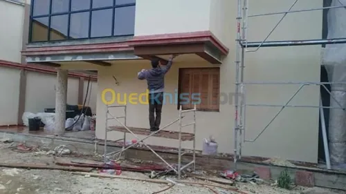 Monocouche plâtre projeté Placo plâtre