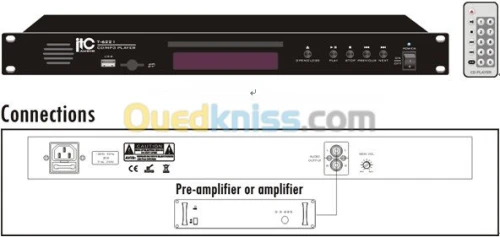 LECTEUR CD-MP3-SD-USB PROFESSIONNEL  