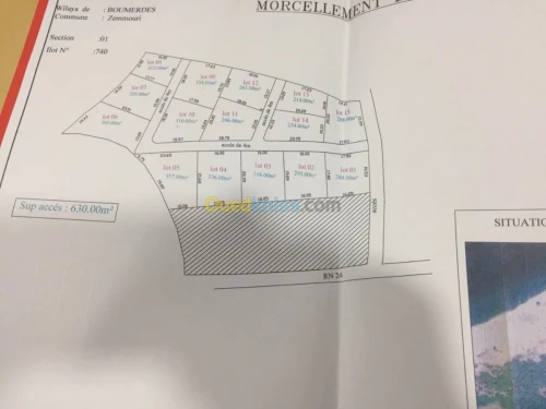 Vente Terrain Boumerdes Thenia