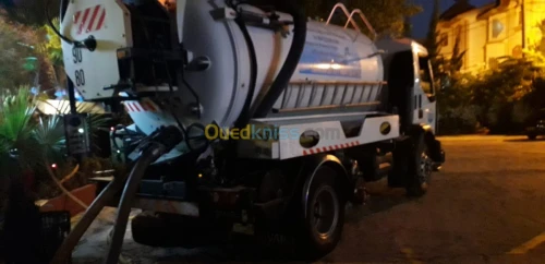Debouchage de conduit vidange fosse sp