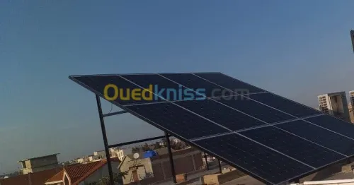 installation des panneaux solaire et 