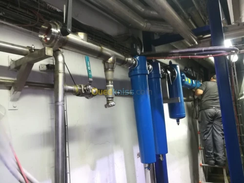 Installation réseau air comprimé 