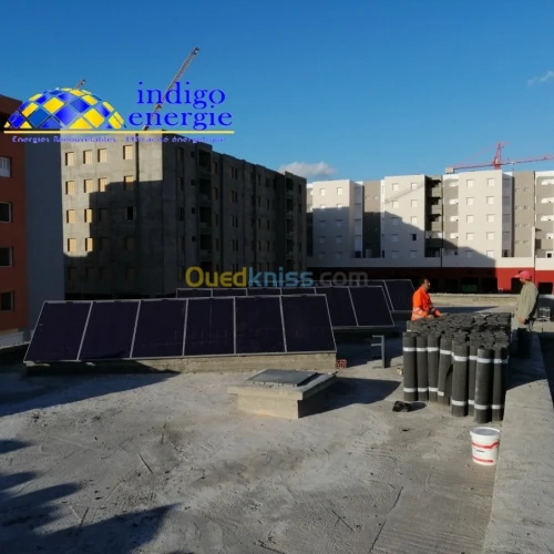 Installaiton des panneaux solaires