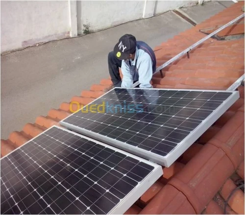 Installaiton des panneaux solaires