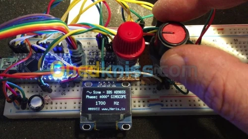 générateur signaux programmable AD9833 arduino