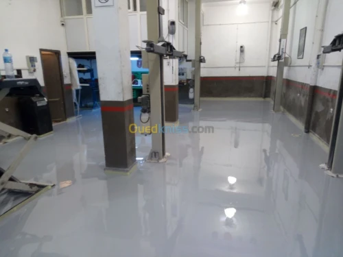 Sol industriel en Epoxy 