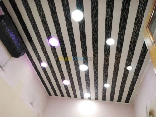 Faux plafonds en PVC