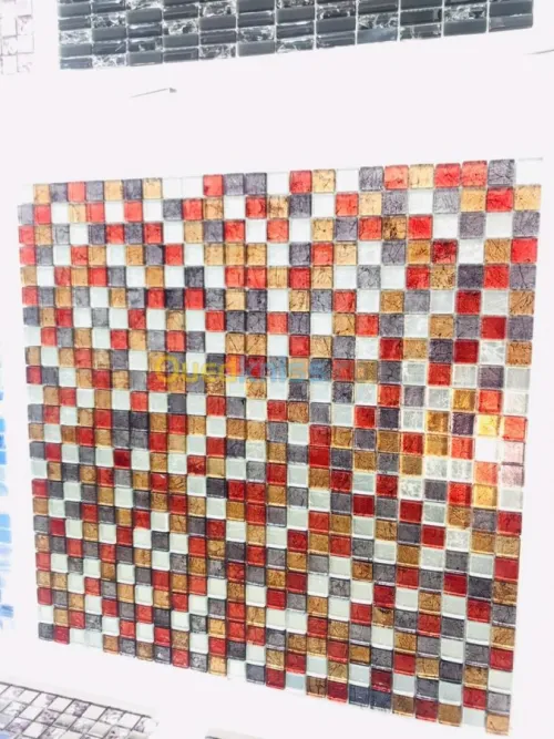 Mosaïque Cristal Gris multi couleur  