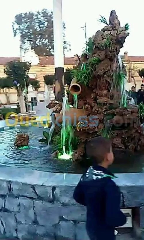 fontaines et des cascades