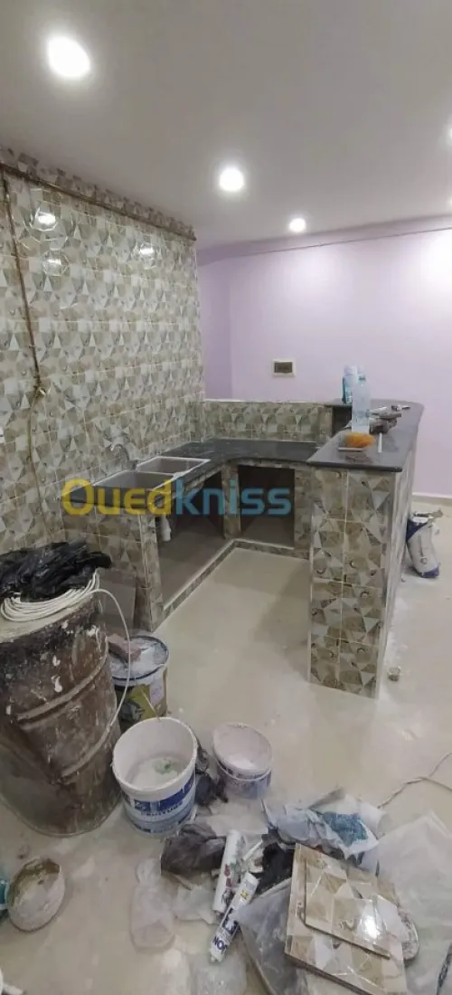 Dalle de sol et faïence 