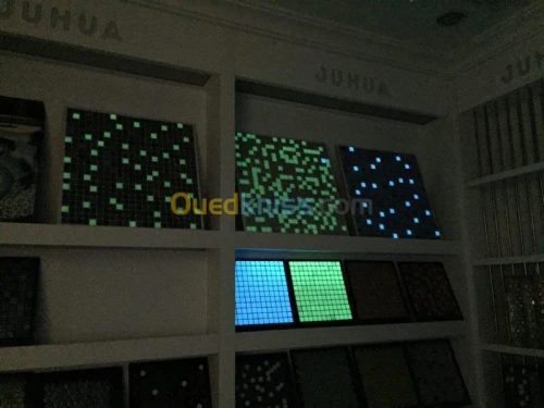 Mosaïque Lumineuse Bleu