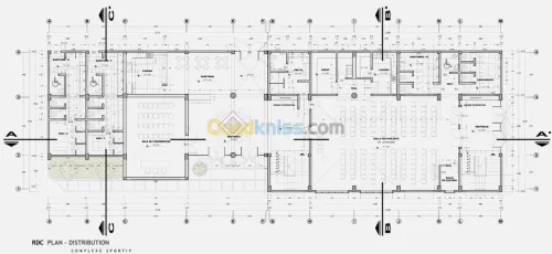 dessin codifié en 2D sur autocad