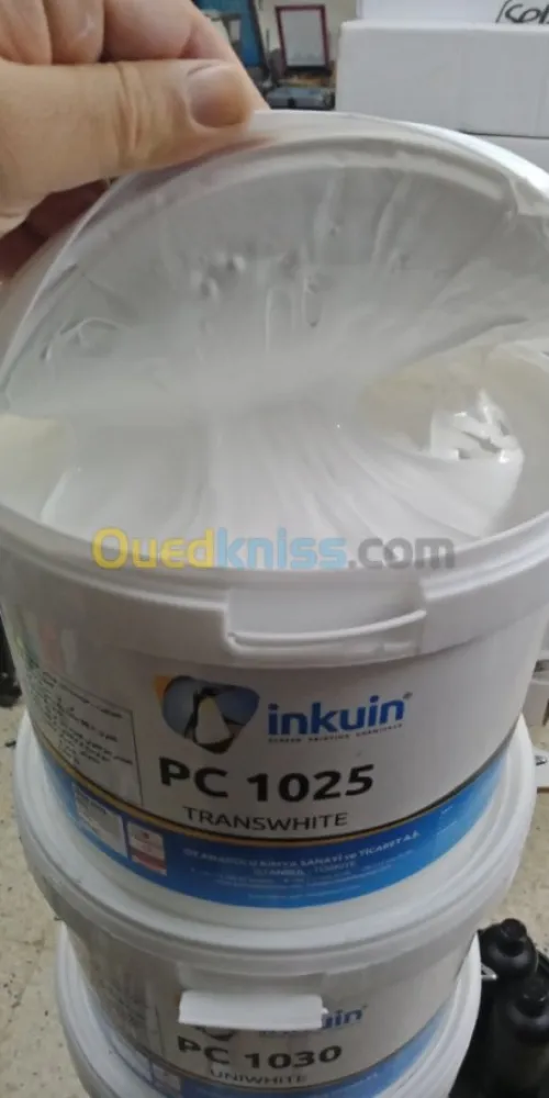 Encre Plastisol superwhite couvrant 