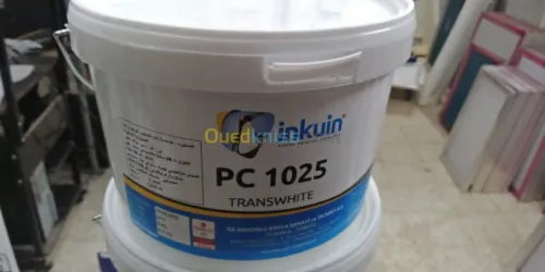 Encre Plastisol superwhite couvrant 
